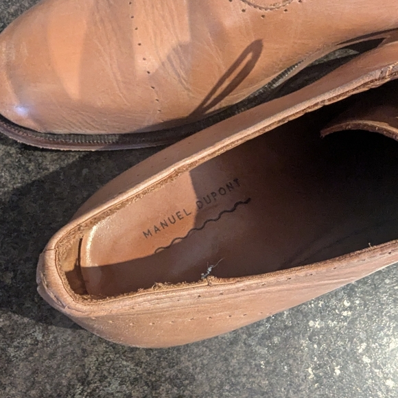 Men's size 10 Manuel Dupont leather dress shoes - Picture 7 of 7